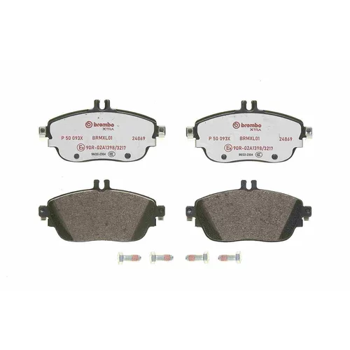 Sada brzdových platničiek kotúčovej brzdy P 50 093X /BREMBO/ - obr. 1