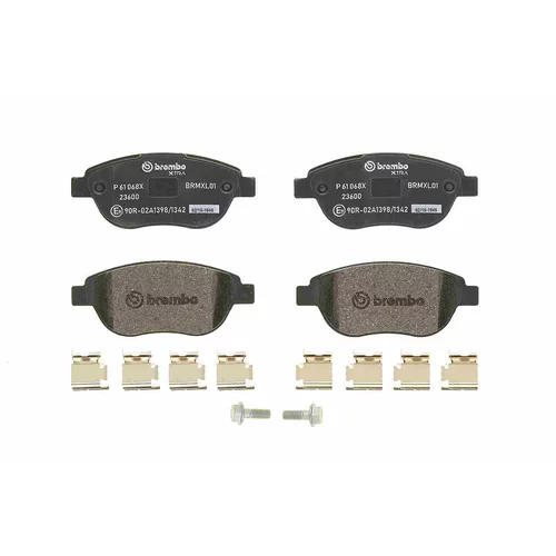 Sada brzdových platničiek kotúčovej brzdy P 61 068X /BREMBO/ - obr. 1