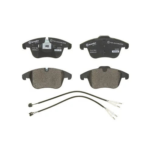 Sada brzdových platničiek kotúčovej brzdy P 61 106X /BREMBO/ - obr. 1