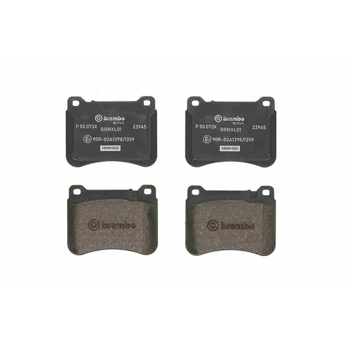 Sada brzdových platničiek kotúčovej brzdy P 50 073X /BREMBO/ - obr. 1
