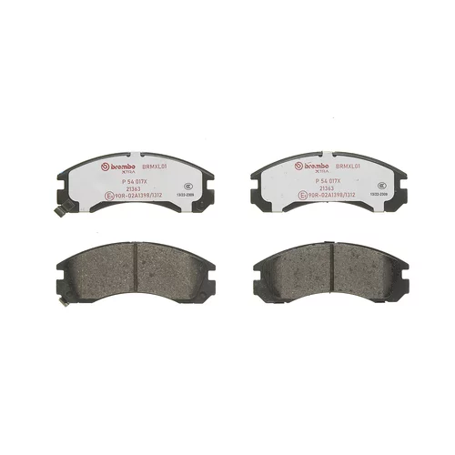 Sada brzdových platničiek kotúčovej brzdy P 54 017X /BREMBO/ - obr. 1