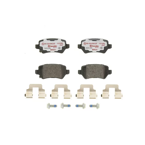 Sada brzdových platničiek kotúčovej brzdy P 59 038X /BREMBO/ - obr. 1