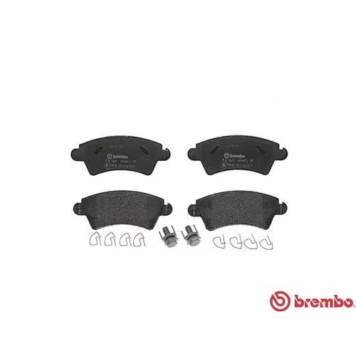 Sada brzdových platničiek kotúčovej brzdy P 61 067 /BREMBO/ - obr. 1
