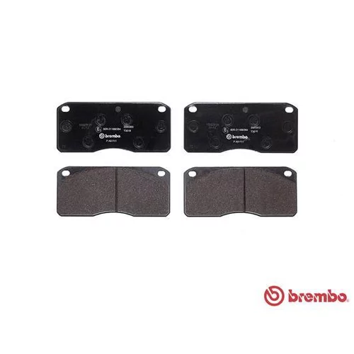 Sada brzdových platničiek kotúčovej brzdy P A6 011 /BREMBO/ - obr. 1