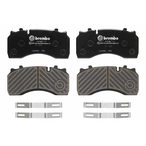 Sada brzdových platničiek kotúčovej brzdy P A7 002 /BREMBO/ - obr. 1