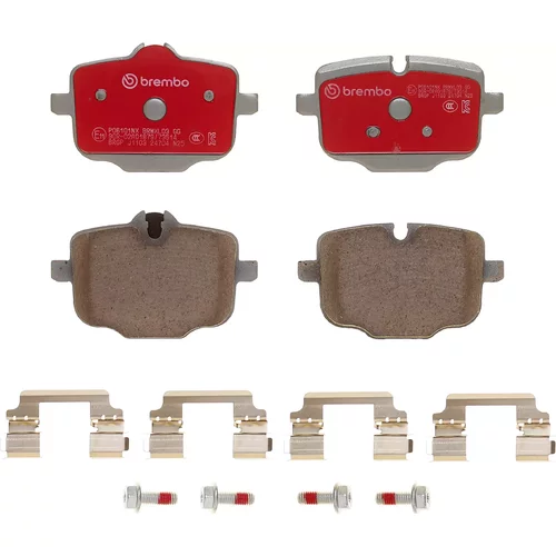 Sada brzdových platničiek kotúčovej brzdy P06101NX /BREMBO/ - obr. 2