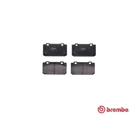 Sada brzdových platničiek kotúčovej brzdy P 23 027 /BREMBO/ - obr. 1
