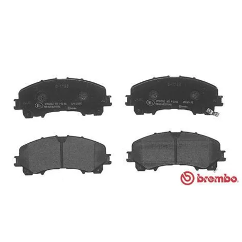 Sada brzdových platničiek kotúčovej brzdy P 56 106 /BREMBO/ - obr. 1
