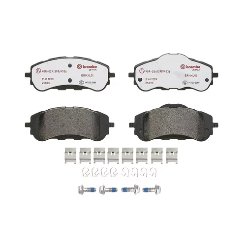 Sada brzdových platničiek kotúčovej brzdy P 61 120X /BREMBO/ - obr. 1