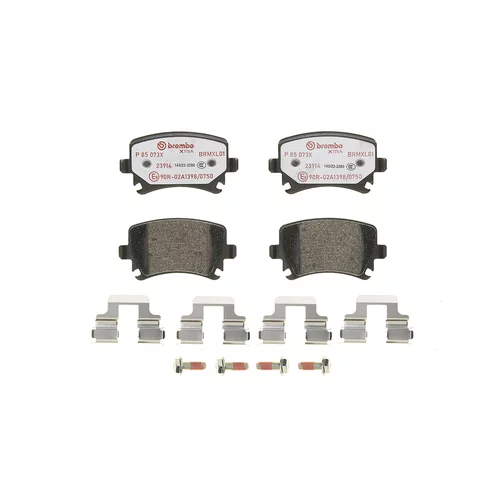 Sada brzdových platničiek kotúčovej brzdy P 85 073X /BREMBO/ - obr. 1