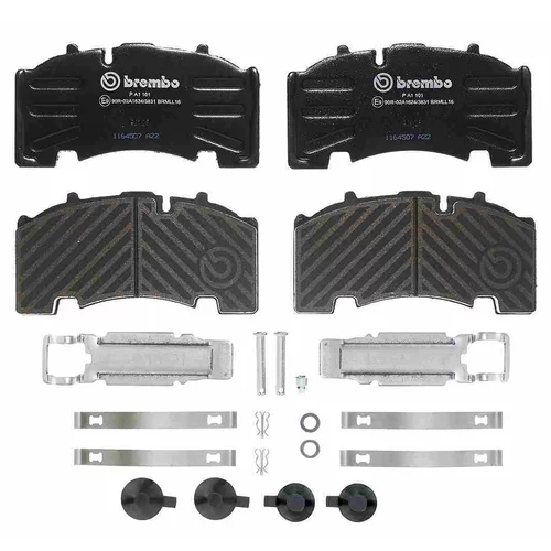 Sada brzdových platničiek kotúčovej brzdy P A1 101 /BREMBO/ - obr. 1