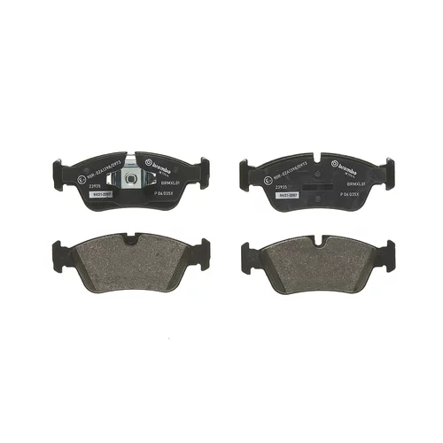 Sada brzdových platničiek kotúčovej brzdy P 06 035X /BREMBO/ - obr. 1