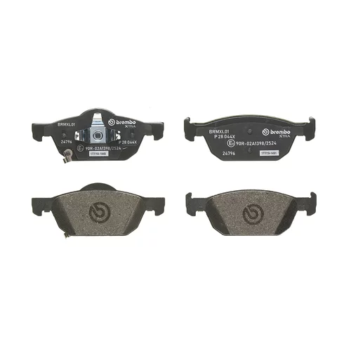 Sada brzdových platničiek kotúčovej brzdy P 28 044X /BREMBO/ - obr. 1