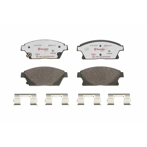 Sada brzdových platničiek kotúčovej brzdy P 59 077X /BREMBO/ - obr. 1