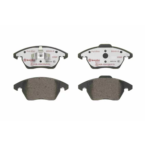 Sada brzdových platničiek kotúčovej brzdy P 61 076X /BREMBO/ - obr. 1