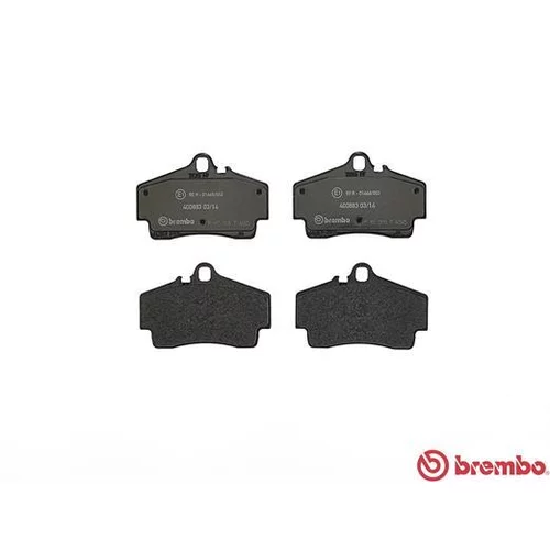 Sada brzdových platničiek kotúčovej brzdy P 65 008 /BREMBO/ - obr. 1