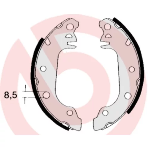 Sada brzdových čeľustí BREMBO S 24 504