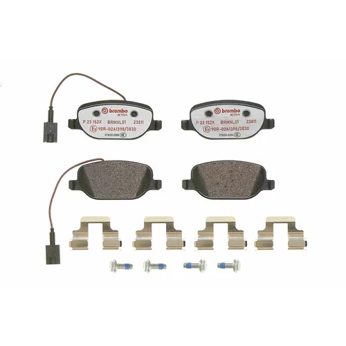Sada brzdových platničiek kotúčovej brzdy P 23 152X /BREMBO/ - obr. 1