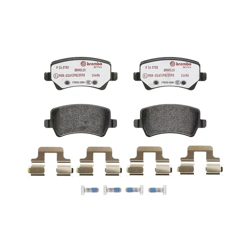 Sada brzdových platničiek kotúčovej brzdy P 24 078X /BREMBO/ - obr. 1