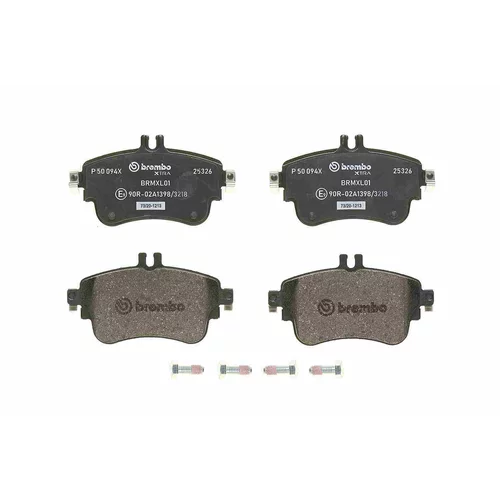 Sada brzdových platničiek kotúčovej brzdy P 50 094X /BREMBO/ - obr. 1