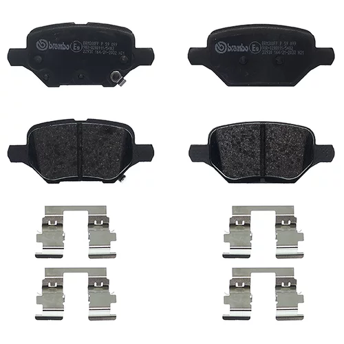 Sada brzdových platničiek kotúčovej brzdy P 59 099 /BREMBO/ - obr. 1
