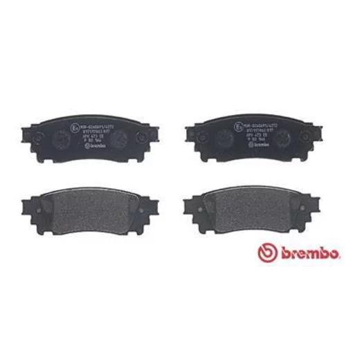 Sada brzdových platničiek kotúčovej brzdy P 83 166 /BREMBO/ - obr. 1