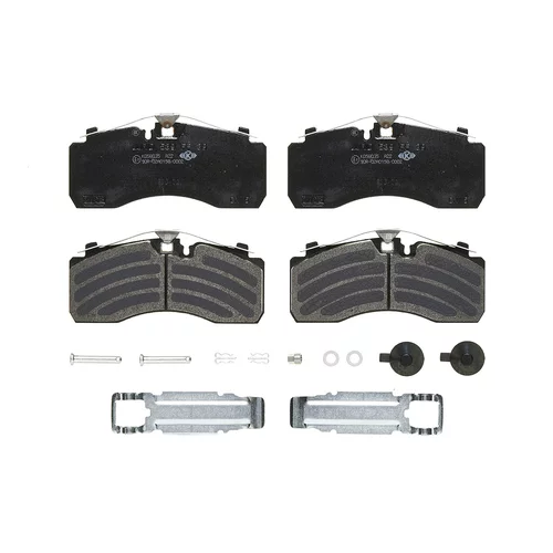 Sada brzdových platničiek kotúčovej brzdy P A6 528S /BREMBO/ - obr. 1