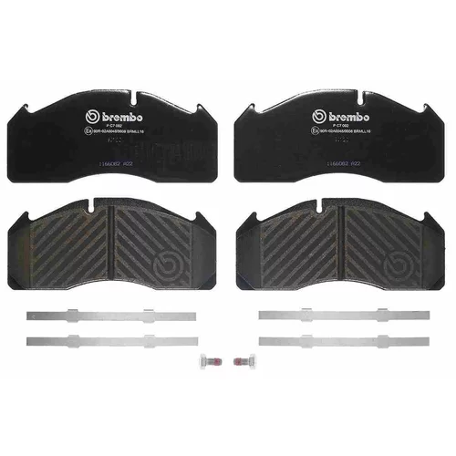 Sada brzdových platničiek kotúčovej brzdy P C7 002 /BREMBO/ - obr. 1