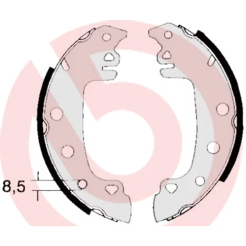 Sada brzdových čeľustí BREMBO S 23 538