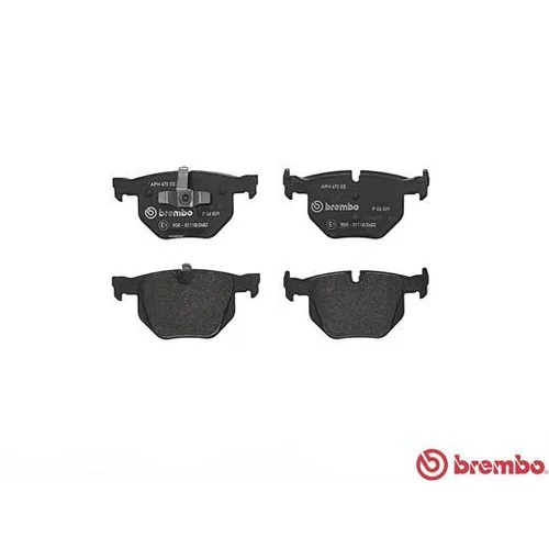 Sada brzdových platničiek kotúčovej brzdy P 06 039 /BREMBO/ - obr. 1