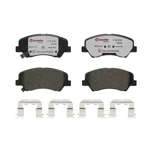 Sada brzdových platničiek kotúčovej brzdy P 18 025X /BREMBO/ - obr. 1