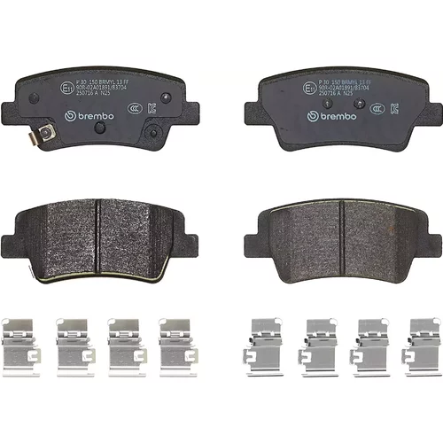 Sada brzdových platničiek kotúčovej brzdy P 30 150 /BREMBO/ - obr. 2