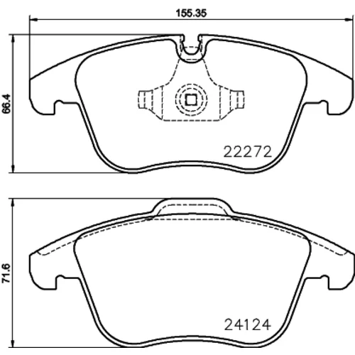 Sada brzdových platničiek kotúčovej brzdy P 36 030 /BREMBO/