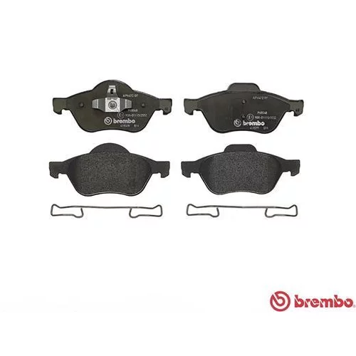 Sada brzdových platničiek kotúčovej brzdy P 68 048 /BREMBO/ - obr. 1