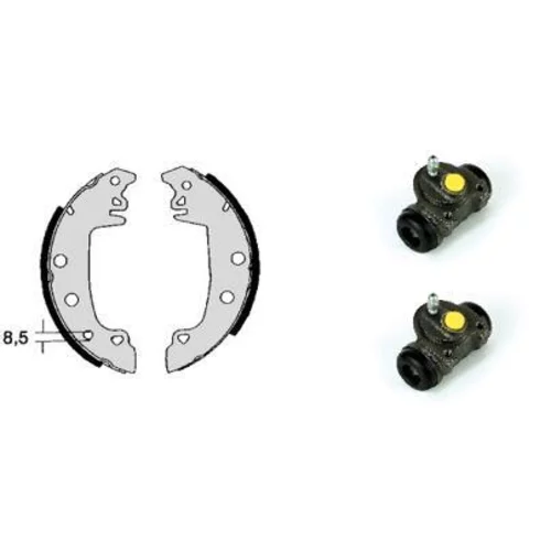 Sada brzdových čeľustí BREMBO H 61 033