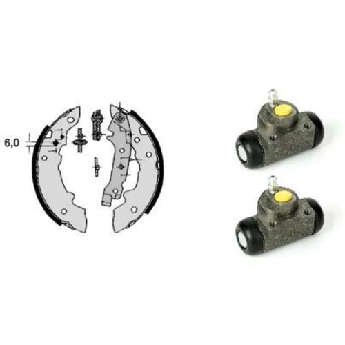 Sada brzdových čeľustí BREMBO H 68 008