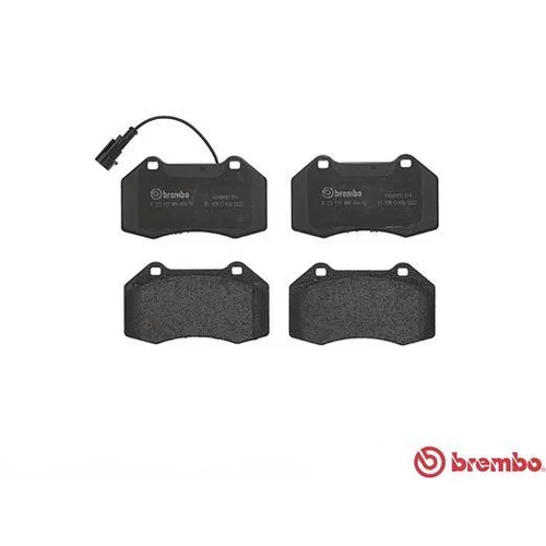 Sada brzdových platničiek kotúčovej brzdy P 23 117 /BREMBO/ - obr. 1