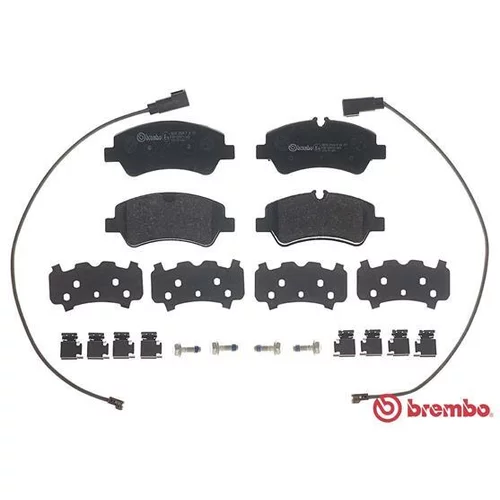 Sada brzdových platničiek kotúčovej brzdy P 24 187 /BREMBO/ - obr. 1
