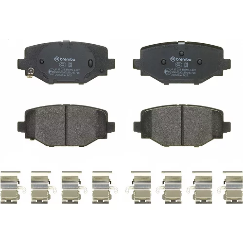 Sada brzdových platničiek kotúčovej brzdy P 37 032 /BREMBO/ - obr. 2