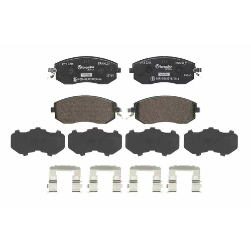 Sada brzdových platničiek kotúčovej brzdy P 78 021X /BREMBO/ - obr. 1