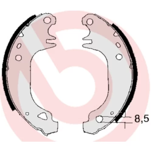 Sada brzdových čeľustí BREMBO S 68 517