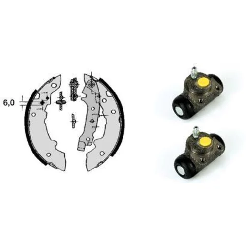 Sada brzdových čeľustí BREMBO H 61 024