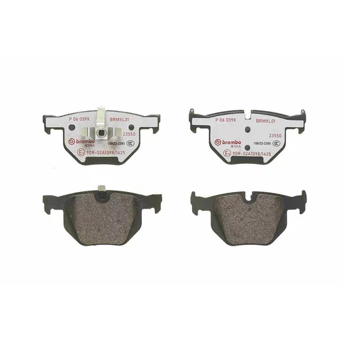 Sada brzdových platničiek kotúčovej brzdy P 06 039X /BREMBO/ - obr. 1