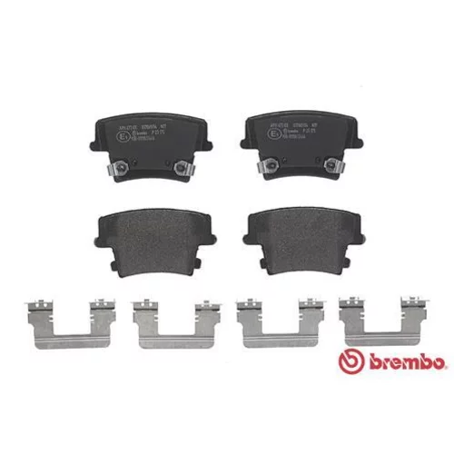 Sada brzdových platničiek kotúčovej brzdy P 23 175 /BREMBO/ - obr. 1