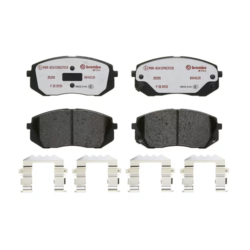 Sada brzdových platničiek kotúčovej brzdy P 30 093X /BREMBO/ - obr. 1