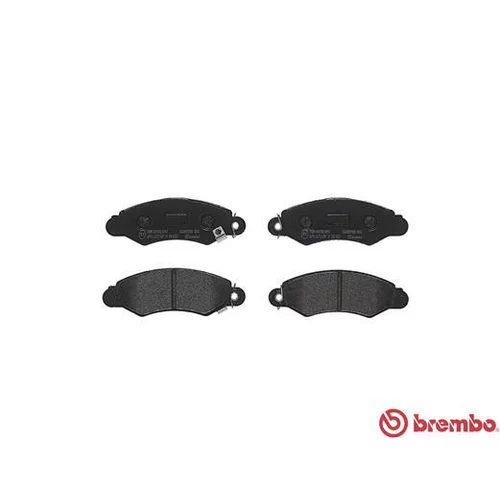 Sada brzdových platničiek kotúčovej brzdy P 78 012 /BREMBO/ - obr. 1