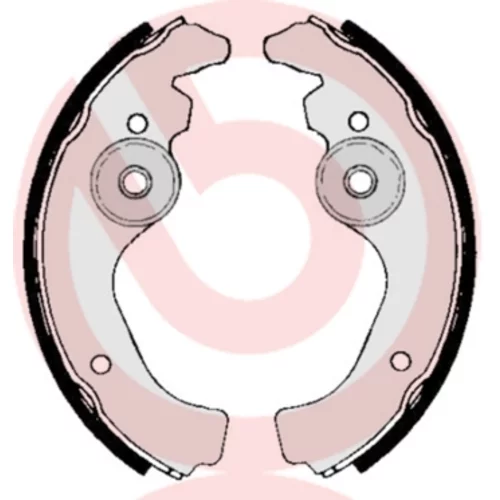 Sada brzdových čeľustí BREMBO S 23 502