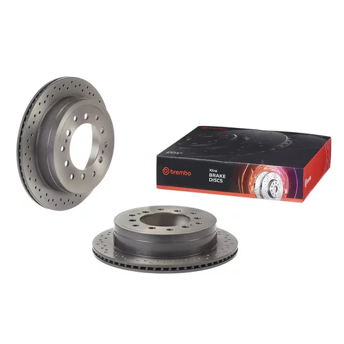 Brzdový kotúč 09.A334.2X /BREMBO/ - obr. 1