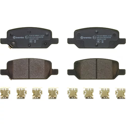 Sada brzdových platničiek kotúčovej brzdy P 09 037 /BREMBO/ - obr. 2
