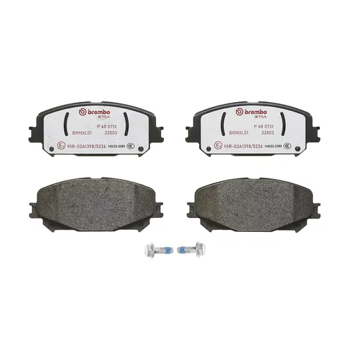 Sada brzdových platničiek kotúčovej brzdy P 68 071X /BREMBO/ - obr. 1